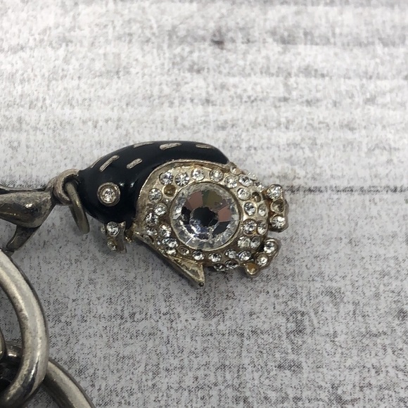 Chico's chunky chain clip on/off 6 fun dangle charms bracelet-read first. - Picture 3 of 7